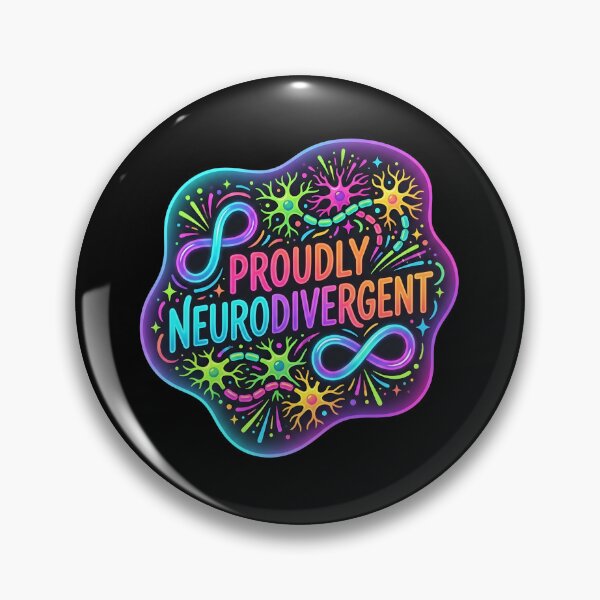 Item preview, Proudly neurodivergent | Adhd awareness designed and sold by SocialStaticz.