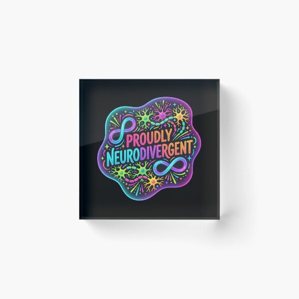 Item preview, Proudly neurodivergent | Adhd awareness designed and sold by SocialStaticz.