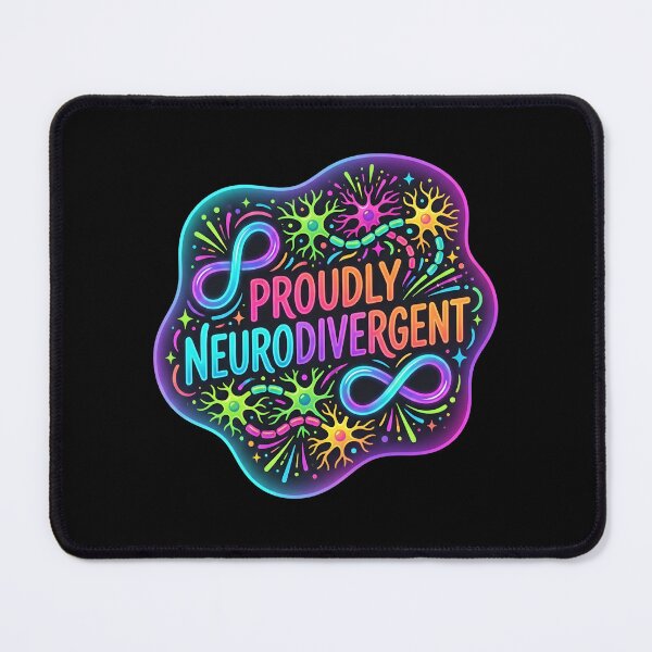 Item preview, Proudly neurodivergent | Adhd awareness designed and sold by SocialStaticz.