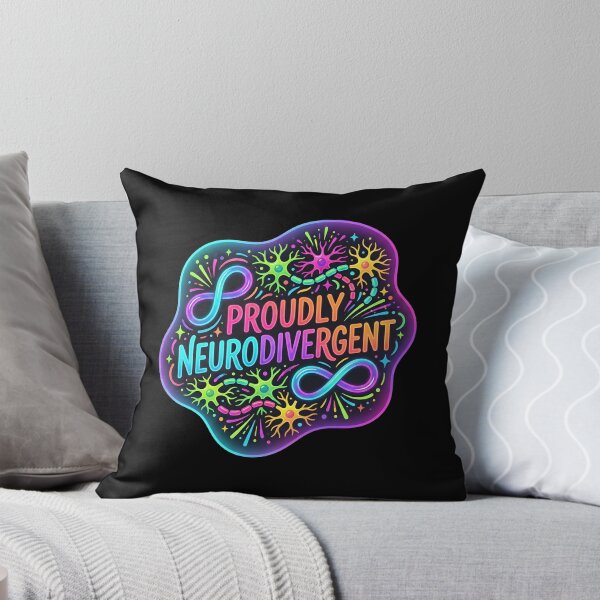 Item preview, Proudly neurodivergent | Adhd awareness designed and sold by SocialStaticz.