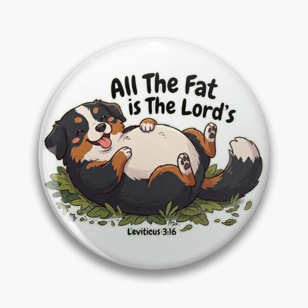 Item preview, All The Fat is The Lord's Dog designed and sold by qiroco.
