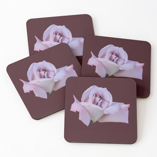 Item preview, Burgundy background with Lilac color Rose and Bug designed and sold by SNMKC.