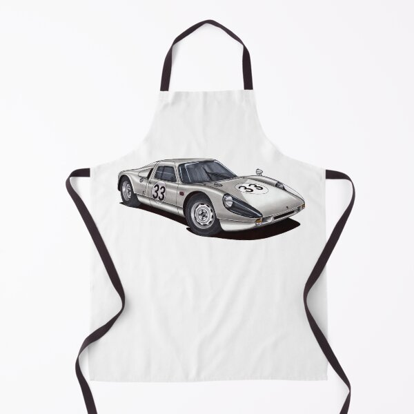 Item preview, Exclusive drawing legendary silver sport car 904/6 Carrera GTS Coupe Targa Florio with flat air cooled engine designed and sold by Cars23.