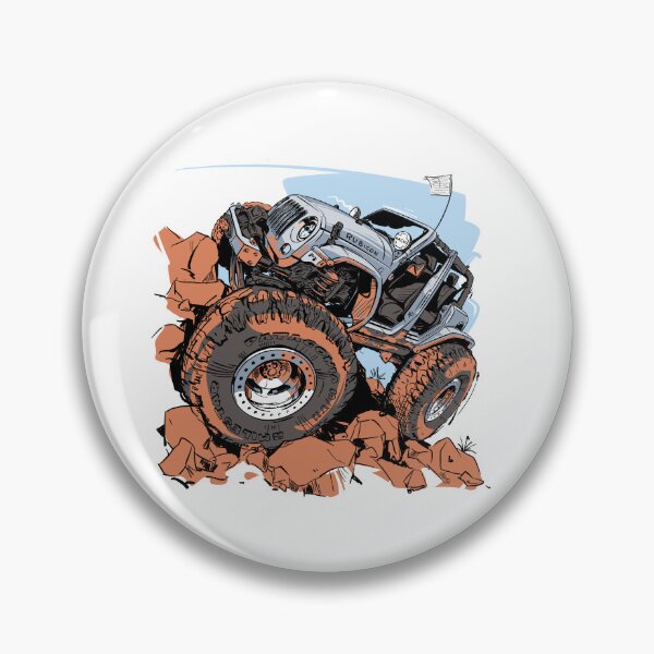Item preview, The cartoon of Jeep Rubicon designed and sold by Nick Shirokov.
