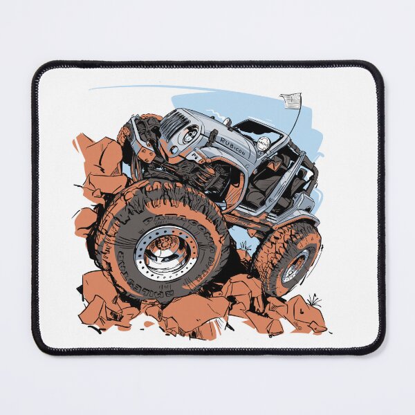 Item preview, The cartoon of Jeep Rubicon designed and sold by Nick Shirokov.