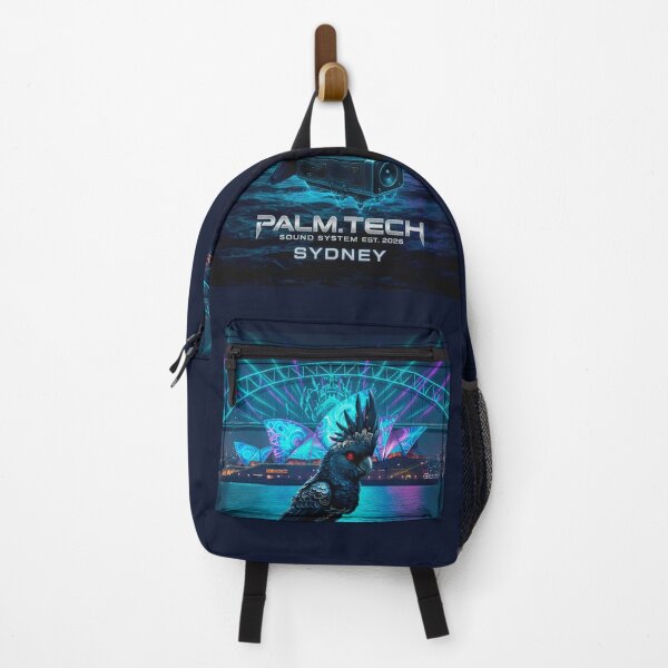 Item preview,  Palm Tech Sydney - Cyberpunk Opera House & Harbor Lights Art designed and sold by codex antique.