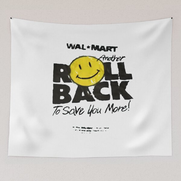 Item preview, Y2K Walmart Roll Back To Save You More Logo designed and sold by ZlGZAG.