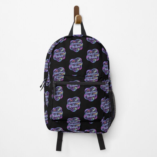 Item preview, Scatterbrained but brilliant | Adhd awareness designed and sold by SocialStaticz.