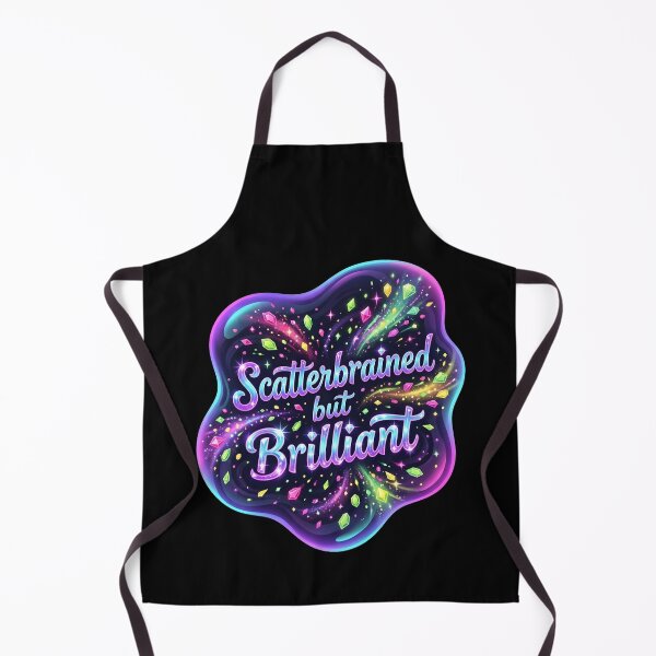 Item preview, Scatterbrained but brilliant | Adhd awareness designed and sold by SocialStaticz.