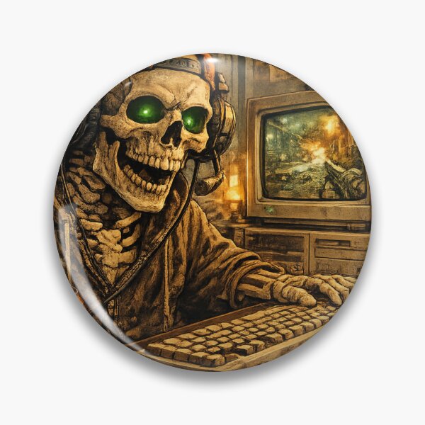 Item preview, Gaming Skeleton Until Dead designed and sold by Ana Gómez.