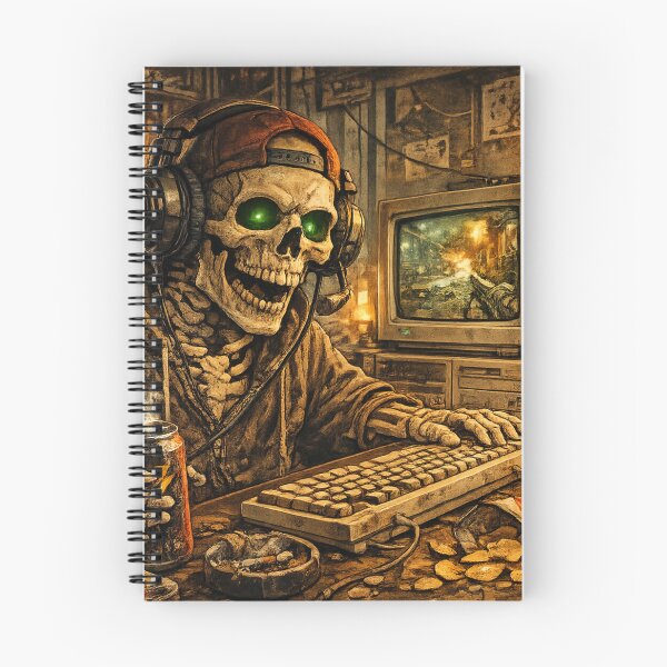 Item preview, Gaming Skeleton Until Dead designed and sold by Ana Gómez.