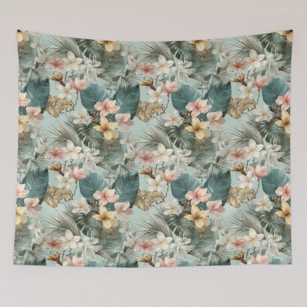 Item preview, Flourishing Tropical Flower Print - Flower Floral Print  - Gift Ideas For Mom designed and sold by RoyalStarsPatts.