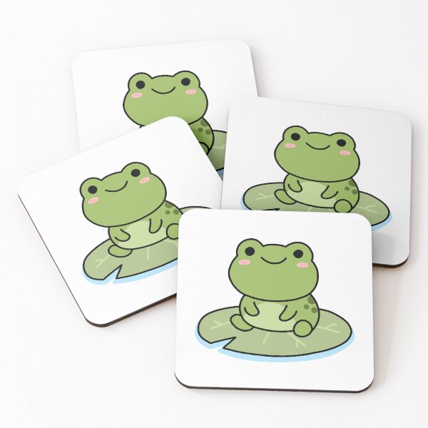 Item preview, Cute Sleeping Frog on Lily Pad designed and sold by artwithsushie.