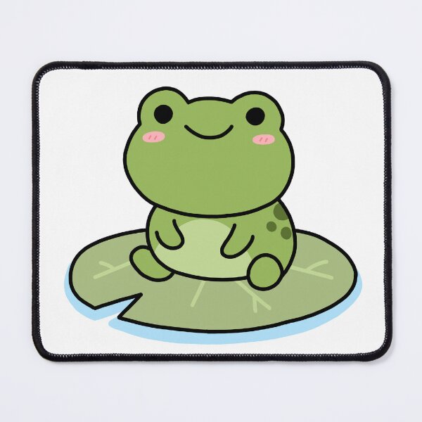 Item preview, Cute Sleeping Frog on Lily Pad designed and sold by artwithsushie.