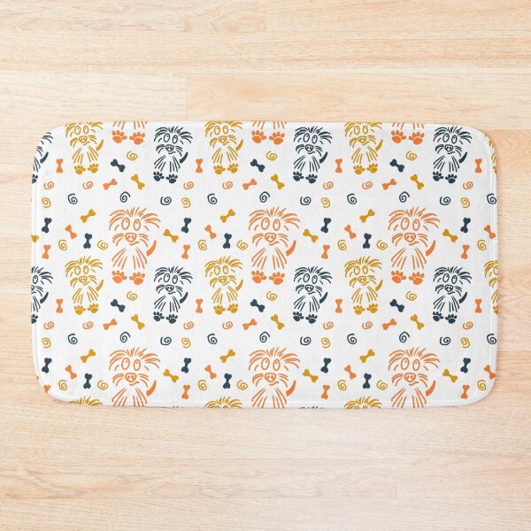 Item preview, Cute scruffy dog transparent seamless repeating pattern designed and sold by SeamlessDsign.