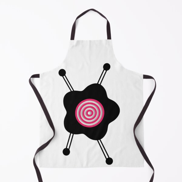 Item preview, Abstract Black Bloom with Pink Concentric Target designed and sold by blacK1982White.