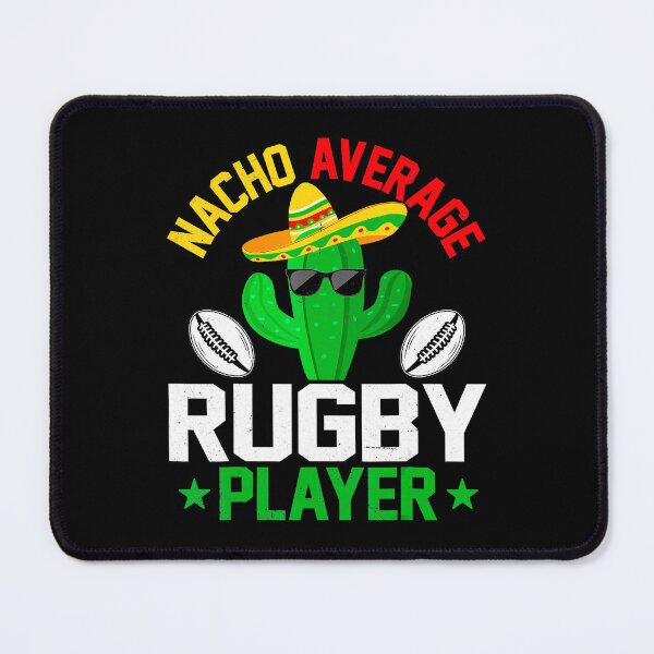 Item preview, Nacho Average Rugby Player Funny Cactus Sombrero designed and sold by GabrieSketcham.
