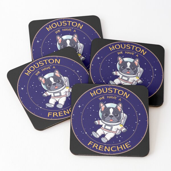 Item preview, Houston We Have a Frenchie Astronaut Vol.3 Black & White designed and sold by SeNsArtGallery.