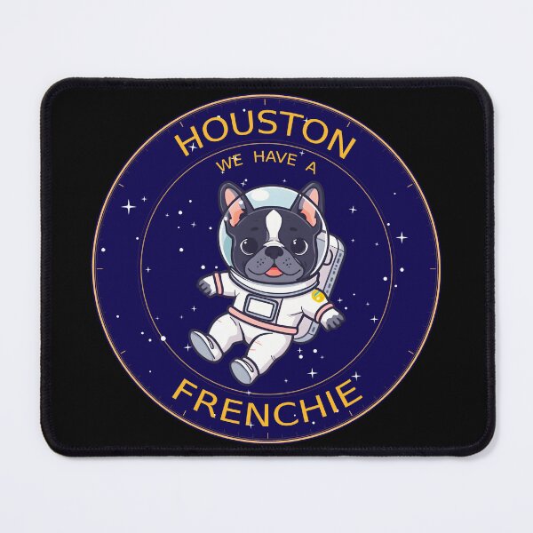 Item preview, Houston We Have a Frenchie Astronaut Vol.3 Black & White designed and sold by SeNsArtGallery.