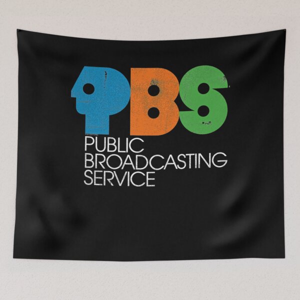 Item preview, Pbs Logo Distressed designed and sold by ZlGZAG.