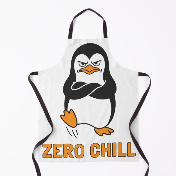 Item preview, Zero Chill Funny Grumpy Penguin Sarcastic Humor designed and sold by Snout & Shout..