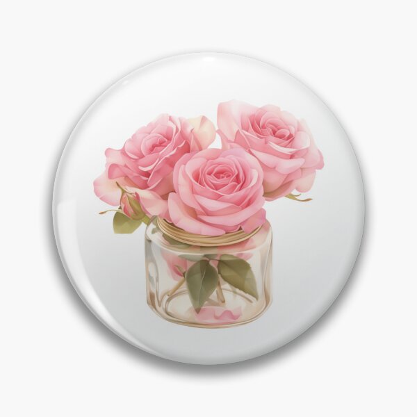 Item preview, Roses in a vase designed and sold by MayflowerandIvy.