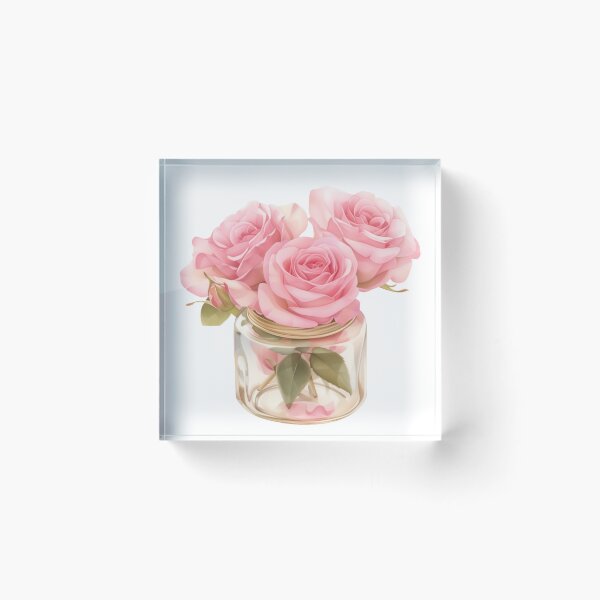 Item preview, Roses in a vase designed and sold by MayflowerandIvy.