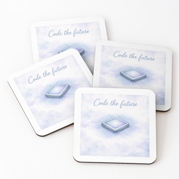 Item preview, Futuristic AI Grid Style | Code the Future designed and sold by Polariszero.