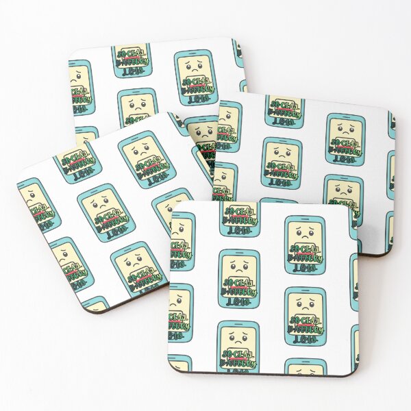 Item preview, Social Battery Low Introvert Mood Cute Phone Sticker designed and sold by LumereAndCoeur.