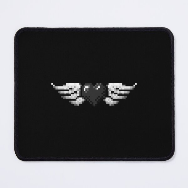 Item preview, Retro Pixelart Winged Noir Heart designed and sold by OneToTee.