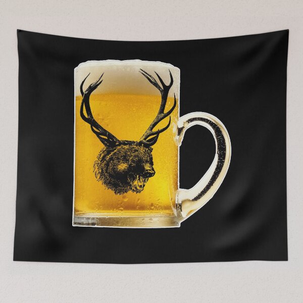 Item preview, Beer Bear and deer shirt Beer Bear Deer t-shirt designed and sold by bledi.