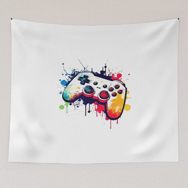 Item preview, Color Splash Gaming Controller Graffiti Style  designed and sold by FGTV2021.