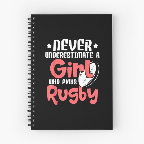 Item preview, Never Underestimate a Girl Who Plays Rugby Bold Sports  designed and sold by GabrieSketcham.