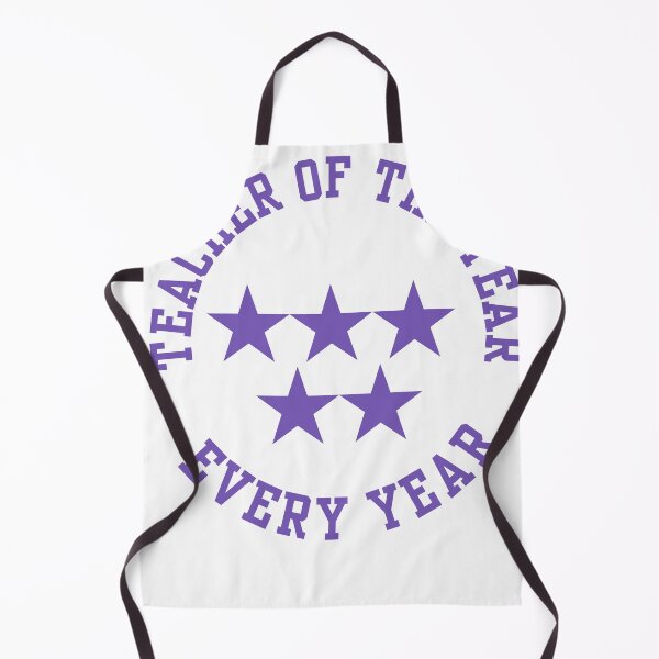 Item preview, Teacher Of The Year Every Year Purple Star Badge Appreciation Gift Design designed and sold by Timoniemma.