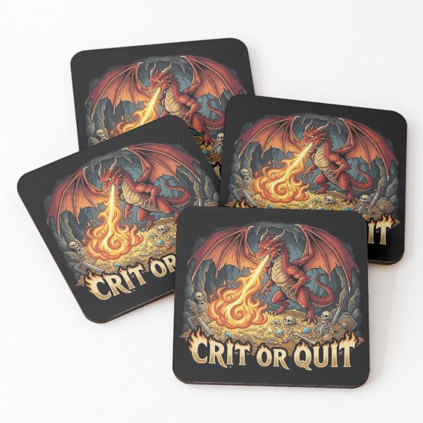 Item preview, Natural 20/Critical Hit or Quit!  designed and sold by Bunglethorpe.