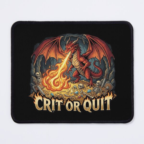 Item preview, Natural 20/Critical Hit or Quit!  designed and sold by Bunglethorpe.