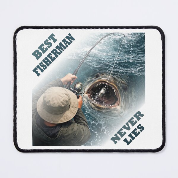 Item preview, Best Fisherman Never Lies Humor designed and sold by DrTol.