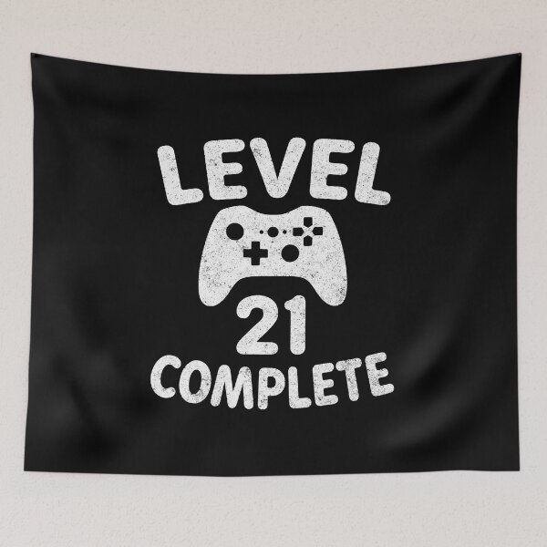 Item preview, Level 21 Complete Gamer Funny 21st Birthday designed and sold by FGTV2021.