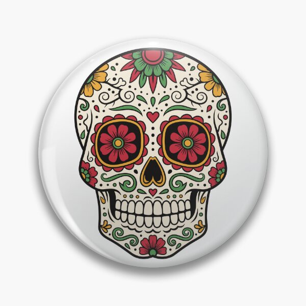 Item preview, Skull "Día de los Muertos" designed and sold by PixelPack Design.