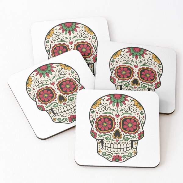 Item preview, Skull "Día de los Muertos" designed and sold by PixelPack Design.