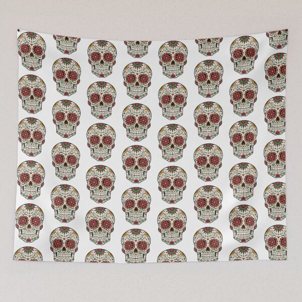 Item preview, Skull "Día de los Muertos" designed and sold by PixelPack Design.