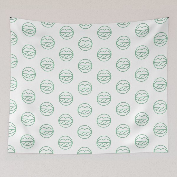 Item preview, Leaf Lips Geometric Circle Outline designed and sold by LekkieStudioArt.