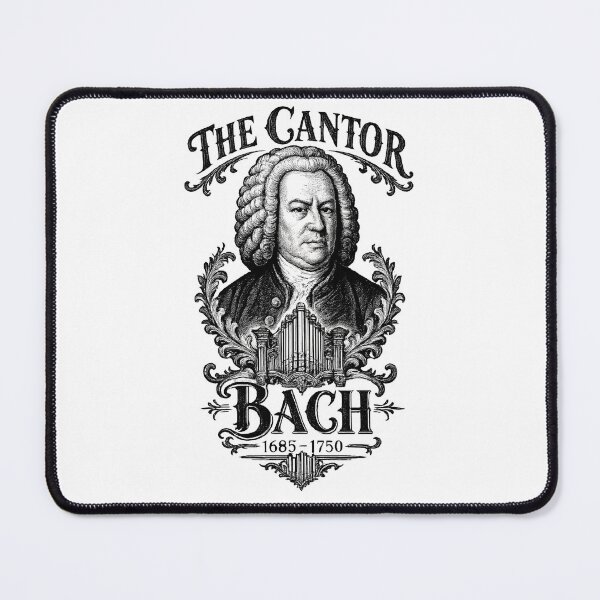 Item preview, Bach The Cantor Baroque Pipe Organ Classical Music Johann Sebastian Bach Musician  designed and sold by The Junto Shop.