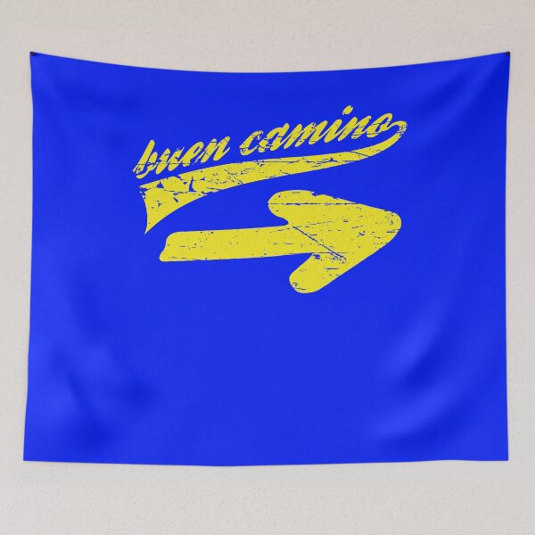 Item preview, Camino de Santiago Buen Camino Vintage yellow arrow designed and sold by MaximWundersee.