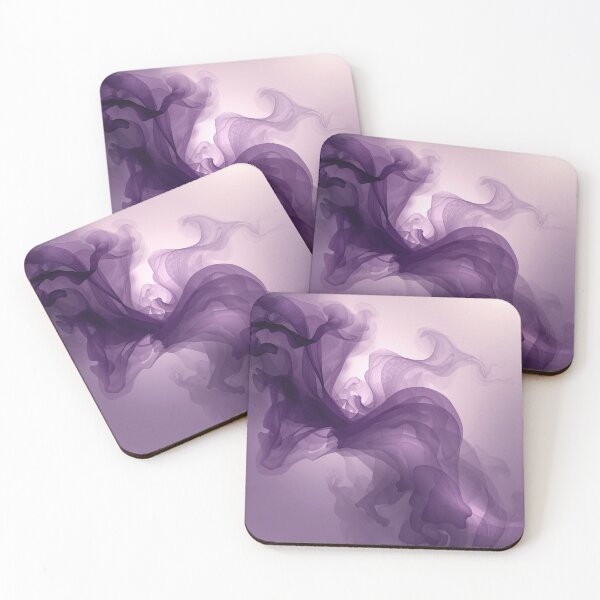 Item preview, Elegant Purple Abstract Flow – Soft Ink Swirl Aesthetic Design designed and sold by MysticPurpleHue.