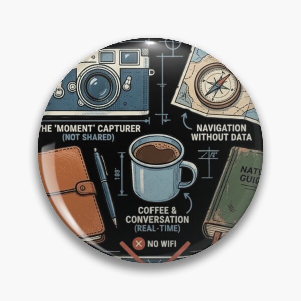 Item preview, Chronically Offline | Vintage Analog Nature Adventure & Outdoor Lifestyle designed and sold by FarDesign.