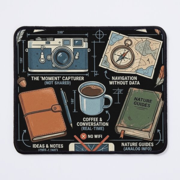 Item preview, Chronically Offline | Vintage Analog Nature Adventure & Outdoor Lifestyle designed and sold by FarDesign.