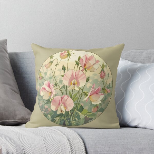 Item preview, Art Nouveau Sweet Pea Bloom designed and sold by taiche.