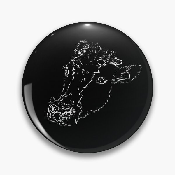 Item preview, Vaca lechera - Mirada de reojo - Líneas claras designed and sold by The Stippler Process.