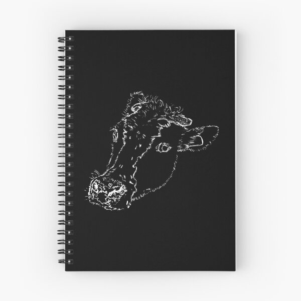 Item preview, Dairy Cow - Side Eye - Light Lines designed and sold by The Stippler Process.